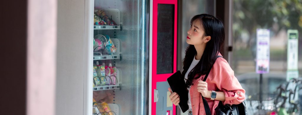 a machine in nightlife vending