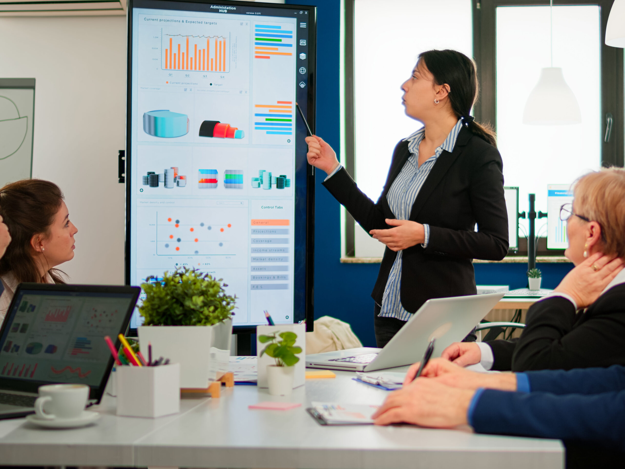 Shows a traditional business setup that is not the smartest business anymore