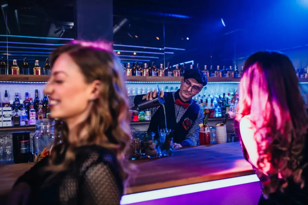 vending machines in bar